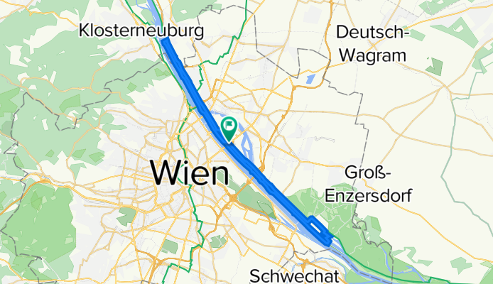 Donauinsel Rundfahrt