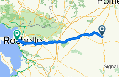 Route in der Bikemap App öffnen