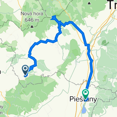 Brezová – Veľká Javorina – NMnV – Piešťany
