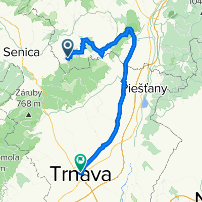 Brezová – Čachtice – Krakovany – Trnava