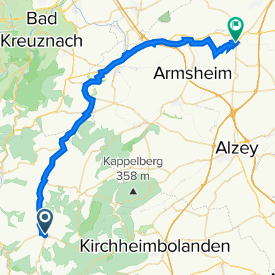 Talstraße 5, Gerbach nach Löwensteiner Ring 8, Wörrstadt