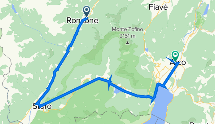 Sella Giudicarie nach Via Strappazocche 14, Arco