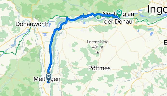 Königsberger Straße 10, Meitingen nach Spitalplatz 194–195, Neuburg an der Donau