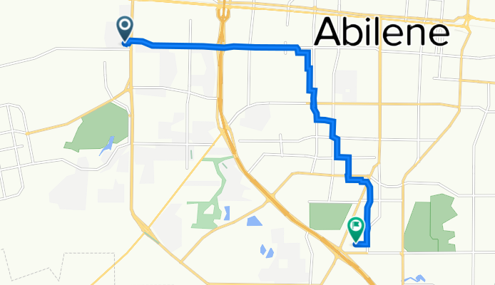 Western Hills Drive , Abilene to South 41st Street, Abilene