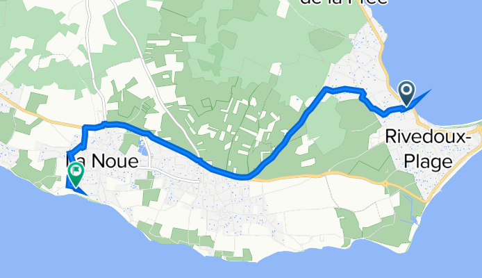 De 64 Rue de la Digentoise, Rivedoux-Plage à 1–9 Route de la Motte, Sainte-Marie-de-Ré