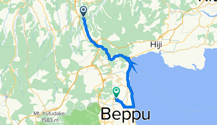 2958, Yamagamachioazakuginoo, Kitsuki to 163, Kannawa, Beppu