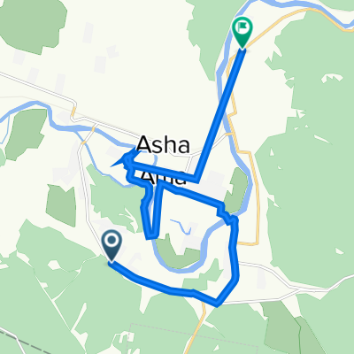 улица Гагарина, Asha to Самарская улица, 89, Asha