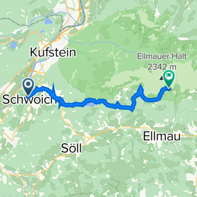 Dorf 81, Schwoich nach Kaisern 12, Ellmau