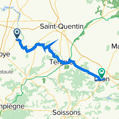 Rue des Écoles 7, Mesnil-Saint-Nicaise to Rue Saint-Jean 24, Laon