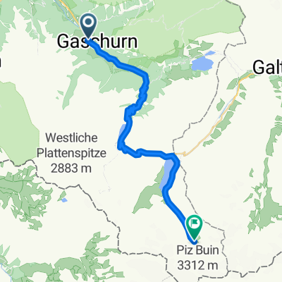 Gaschurn - Wiesbadener Hütte