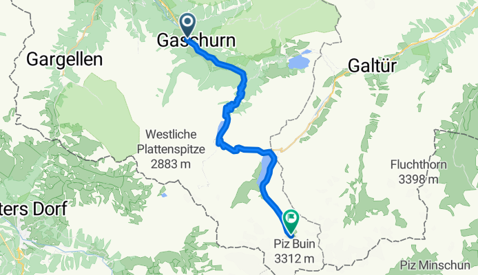 Gaschurn - Wiesbadener Hütte