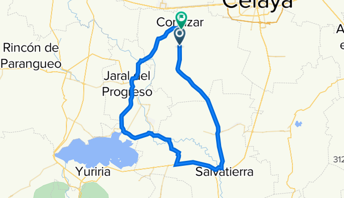 De Salvatierra - Cortázar 122, Valencia de Fuentes a Fray Servando Teresa de Mier 298a, Cortazar