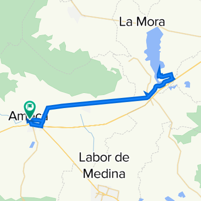 Ameca - San Antonio - La Vega - Cabañas Pacana - La Vega - San Antonio - Ameca