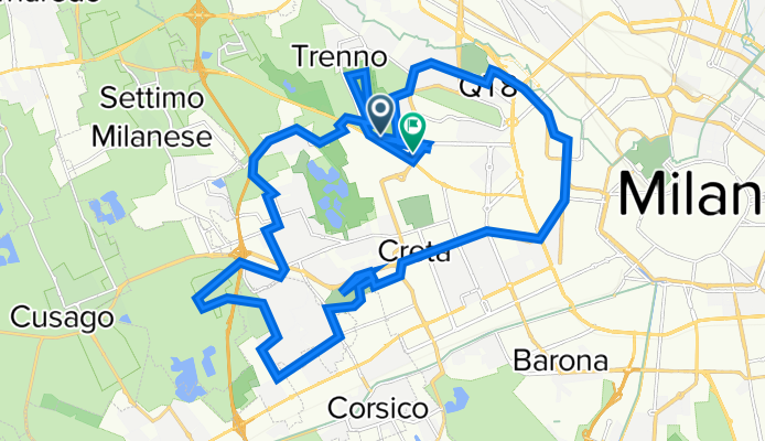 Da Via Novara 180, Milano a Via Val Pantena 16, Milano