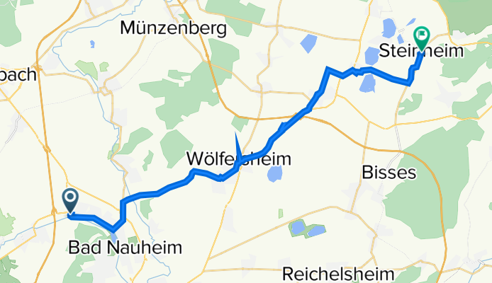 Nieder-Mörler-Straße 82, Bad Nauheim nach Mittelgasse 7, Hungen