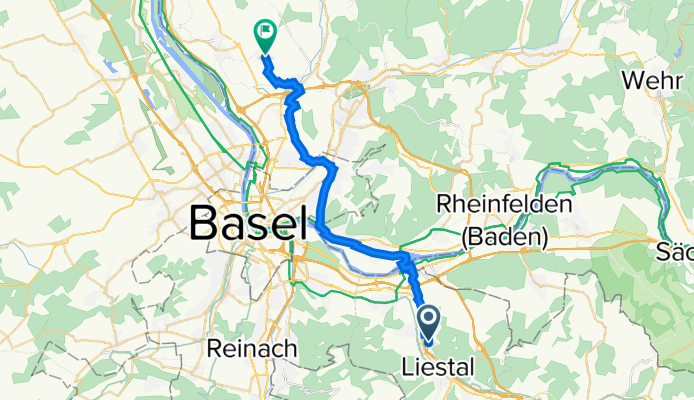 Fraumattstrasse 50, Liestal nach Binzener Straße, Fischingen