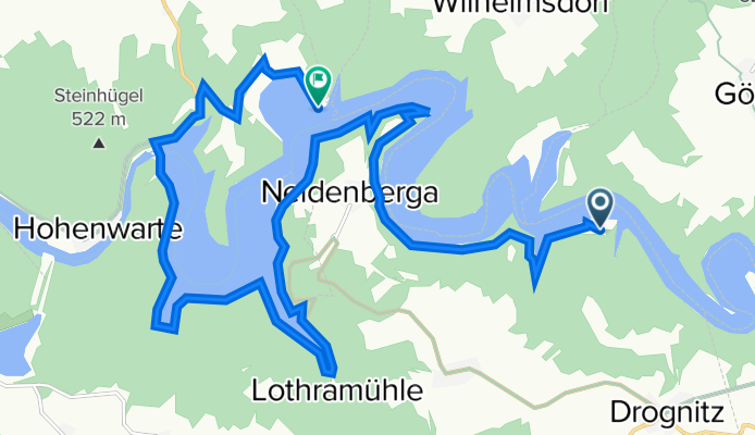 Zeltplatz Hopfenmühle 78, Drognitz nach Saalthal 6, Unterwellenborn