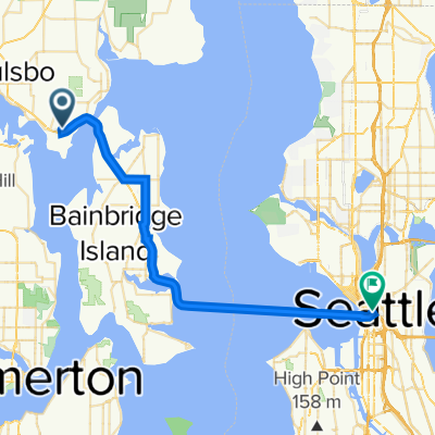 16280 State Highway 305 NE, Poulsbo to 600 4th Ave, Seattle