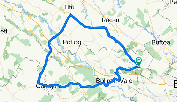 Joita - Oreasca - Corbii Mari - Cartojari - Crevedia - Bolintin - Joita