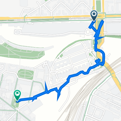 De Porte d'Aubervilliers - Macdonald, Paris à Place Hébert 10, Paris