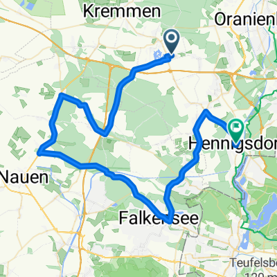 60 kmVehlefanz - Hennigsdorf 