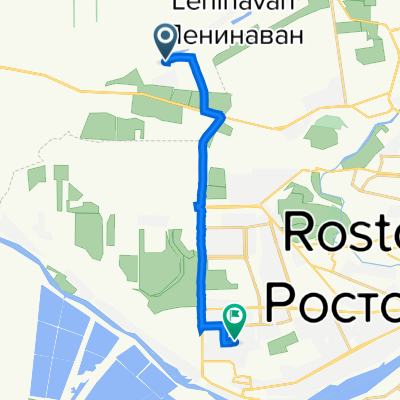 Маршрут в 2-я Краснодарская улица, 86, Ростов-на-Дону