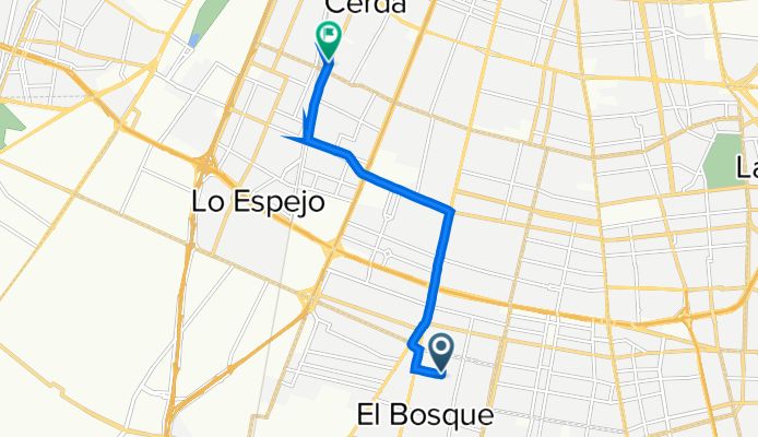 De Juan Solar Parra 646, El Bosque a Clotario Blest 6461, Pedro Aguirre Cerda