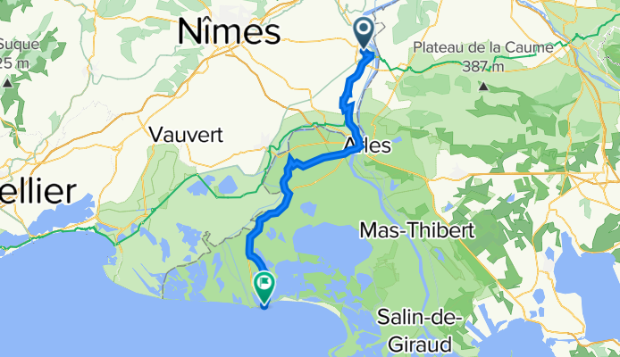 Beaucaire à Saintes-Maries-de-la-Mer