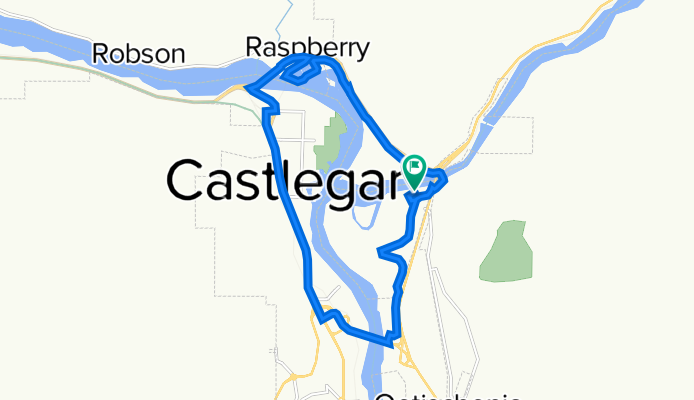 Barry Rd, Central Kootenay to Barry Rd, Central Kootenay