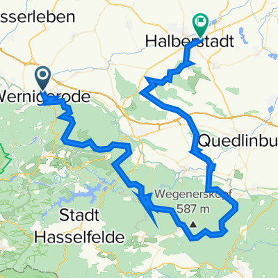 Wernigerode - Gernrode - Halberstadt