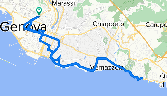 Da Via Assarotti 19, Genova a Via Assarotti 49 R, Genova