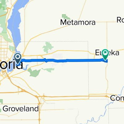 101 Mariner Way, East Peoria to Neil Reagan Cir, Eureka
