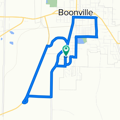 7.59 mile ride around Boonville on 9/27