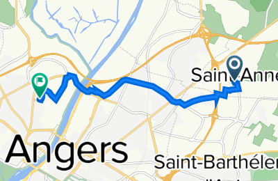 Route in der Bikemap App öffnen