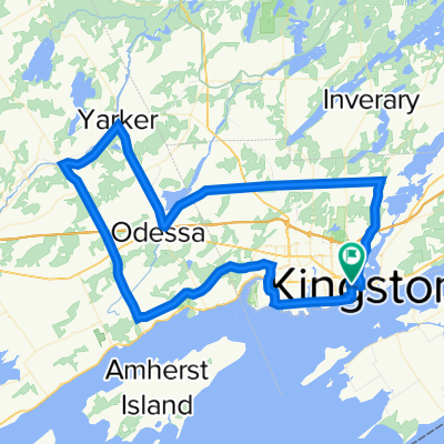 Kingston/ Glenburnie/ Yarker/ Camden East loop