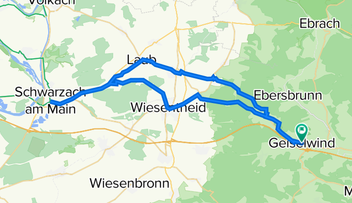 Geiselwind - Schwarzach - Geiselwind