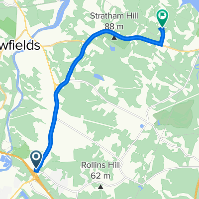 9 Portsmouth Ave, Stratham to 18 Doe Hill Ln, Greenland
