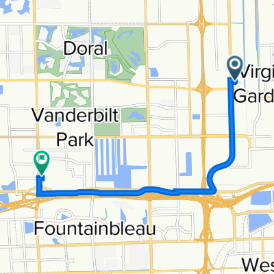 7090 NW 41st St, Miami to 1401 NW 107th Ave, Doral