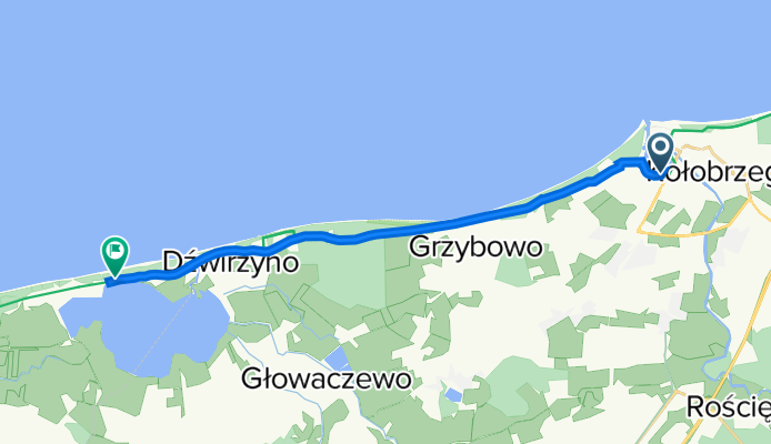 Trasa z Bałtycka 5, Kołobrzeg