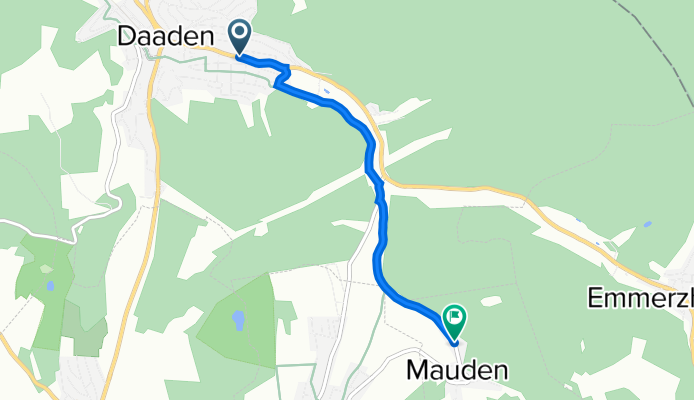 Saynische Straße 46, Daaden nach Hauptstraße 3, Mauden