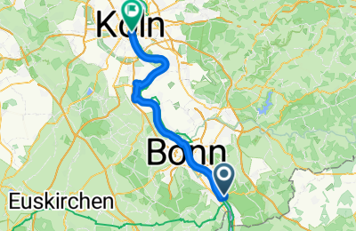 Route in der Bikemap App öffnen