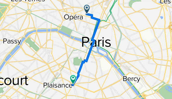 35 Rue Bergère, Paris nach 3 Avenue du Colonel Henri Rol-Tanguy, Paris