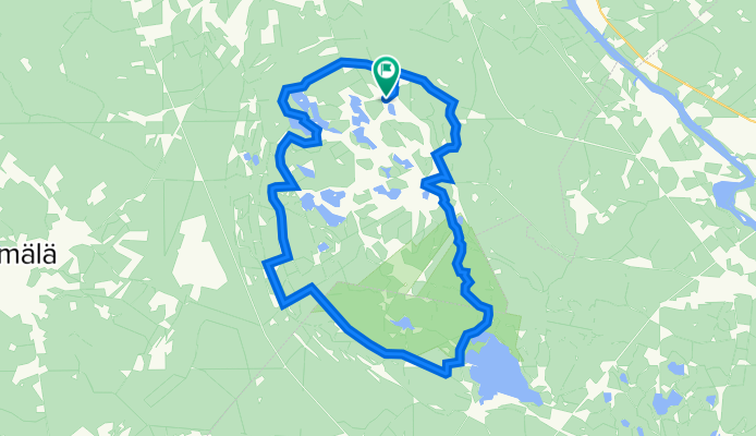 Rokuan maastopyöräreitti