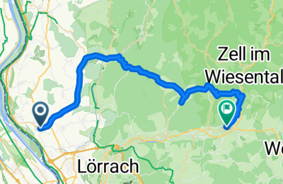 Route in der Bikemap App öffnen
