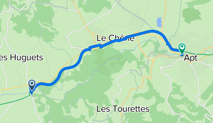 De D108, Bonnieux à 2–58 Rue Georges Santoni, Apt