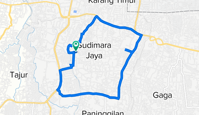 Jalan Lembang II no 28, Kecamatan Ciledug to Jalan Lembang II no 28, Kecamatan Ciledug