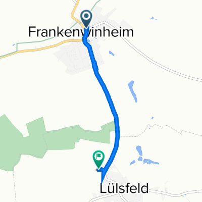Schallfelder Straße 1, Frankenwinheim nach Hauptstraße, Lülsfeld