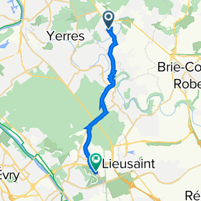 De 2–4 Boulevard Richerand, Villecresnes à 10 Rue Léon Appert, Saint-Pierre-du-Perray