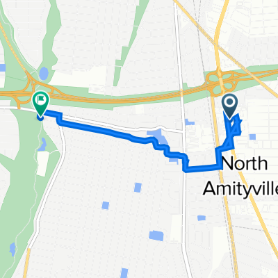 10 Greybarn Ln, Amityville to Bethpage Bikeway, Massapequa Park