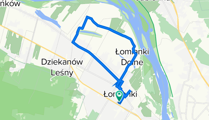 Krótka 12A, Łomianki do Krótka 12, Łomianki